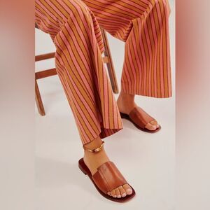 Free People Verona Leather Slide Sandals